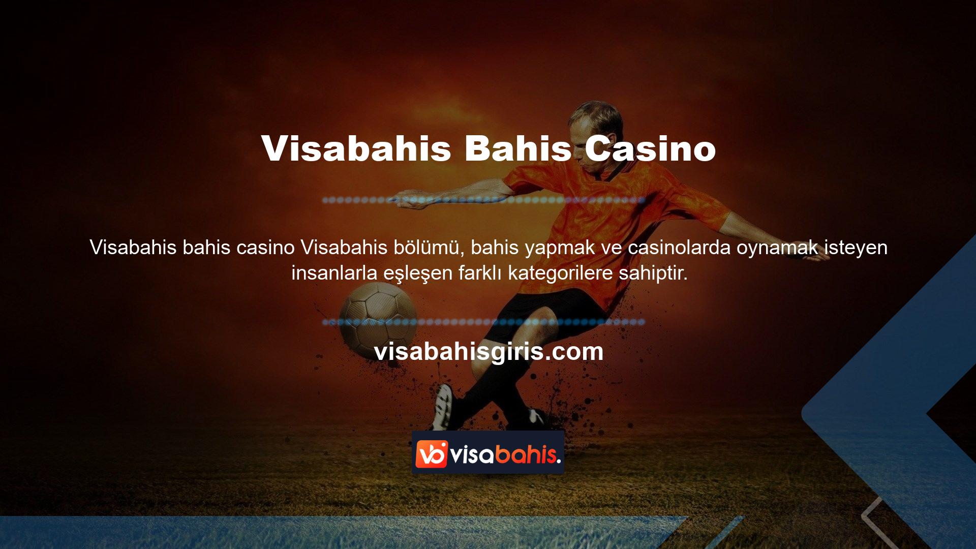 Spor bahisleri, bahis yapmak için farklı sporlar seçebileceğiniz bir casino türüdür